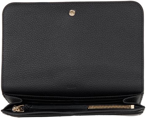 alphabet slot wallet|Chloé: Black Alphabet Long Flap Wallet .